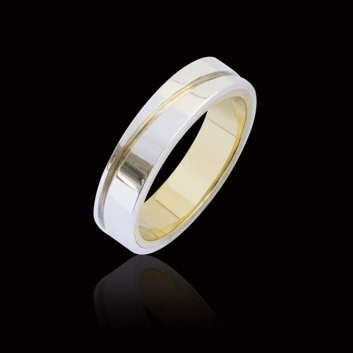 mens wedding band Alexandre